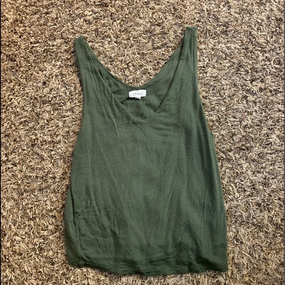 Dry Goods army green tank - Picture 1 of 3